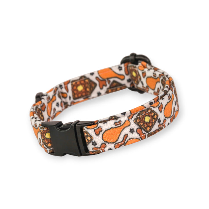 Southern Charm - Chicken and Waffles Dog Collar