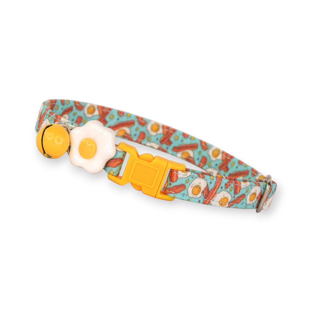 Go Easy on Me - Bacon and Eggs Cat Collar