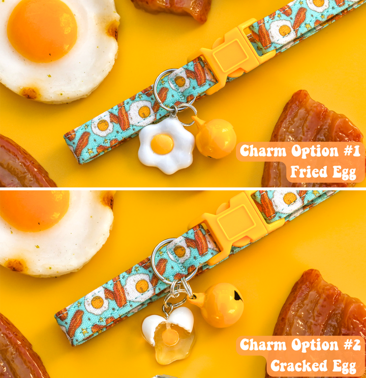 Go Easy on Me - Bacon and Eggs Cat Collar