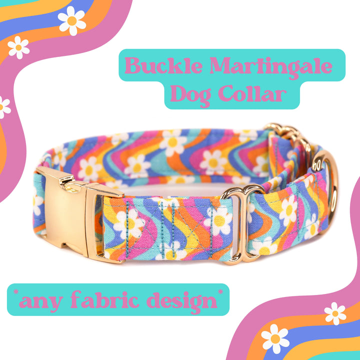 Buckle Martingale Dog Collar