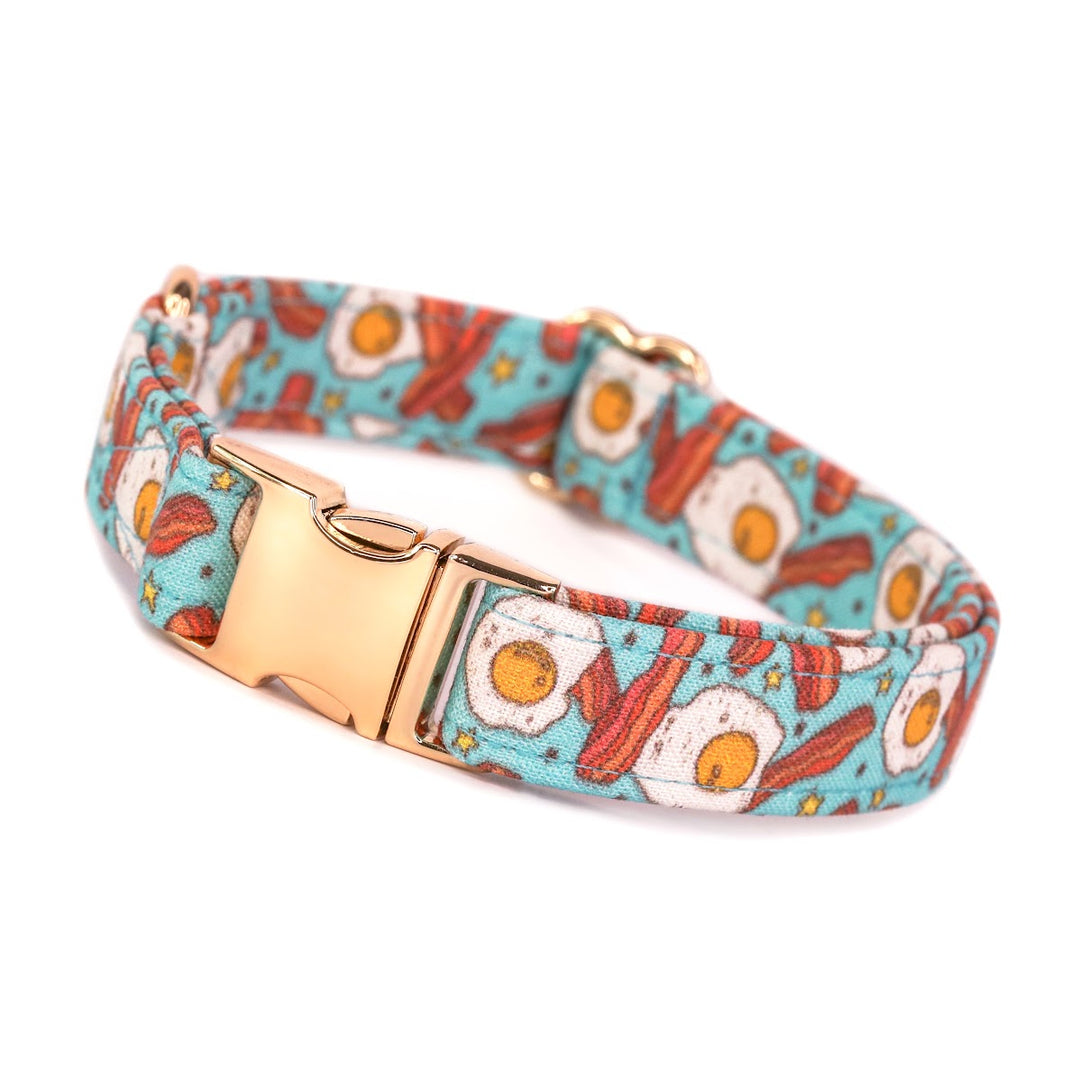 Go Easy on Me - Bacon and Eggs Dog Collar