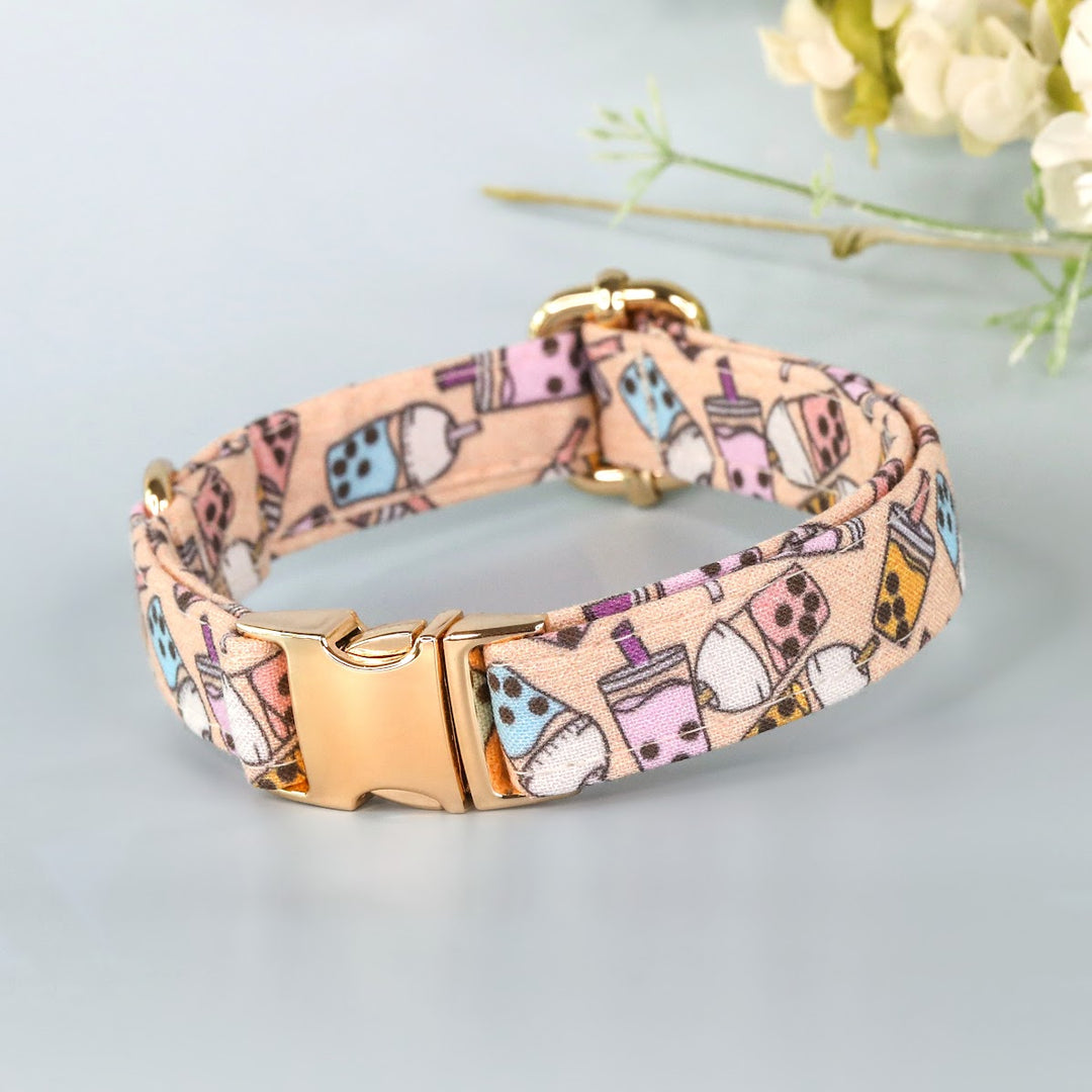 You Make Me Feel Bubbly - Boba Dog Collar