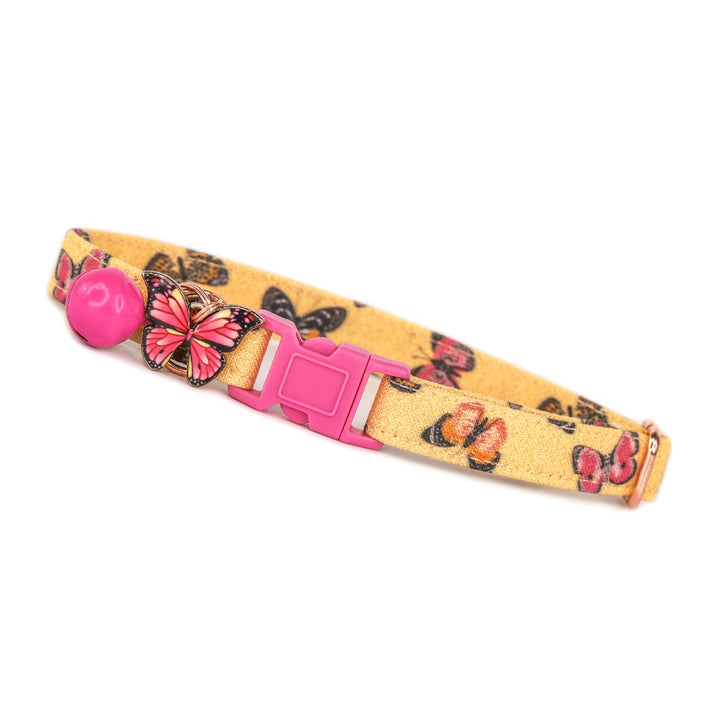 Butterfly Kisses - Pink Butterfly Cat Collar