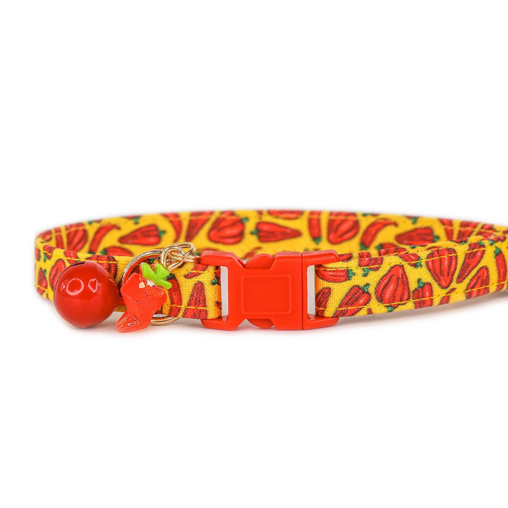 Too Hot To Handle - Chili Pepper Cat Collar