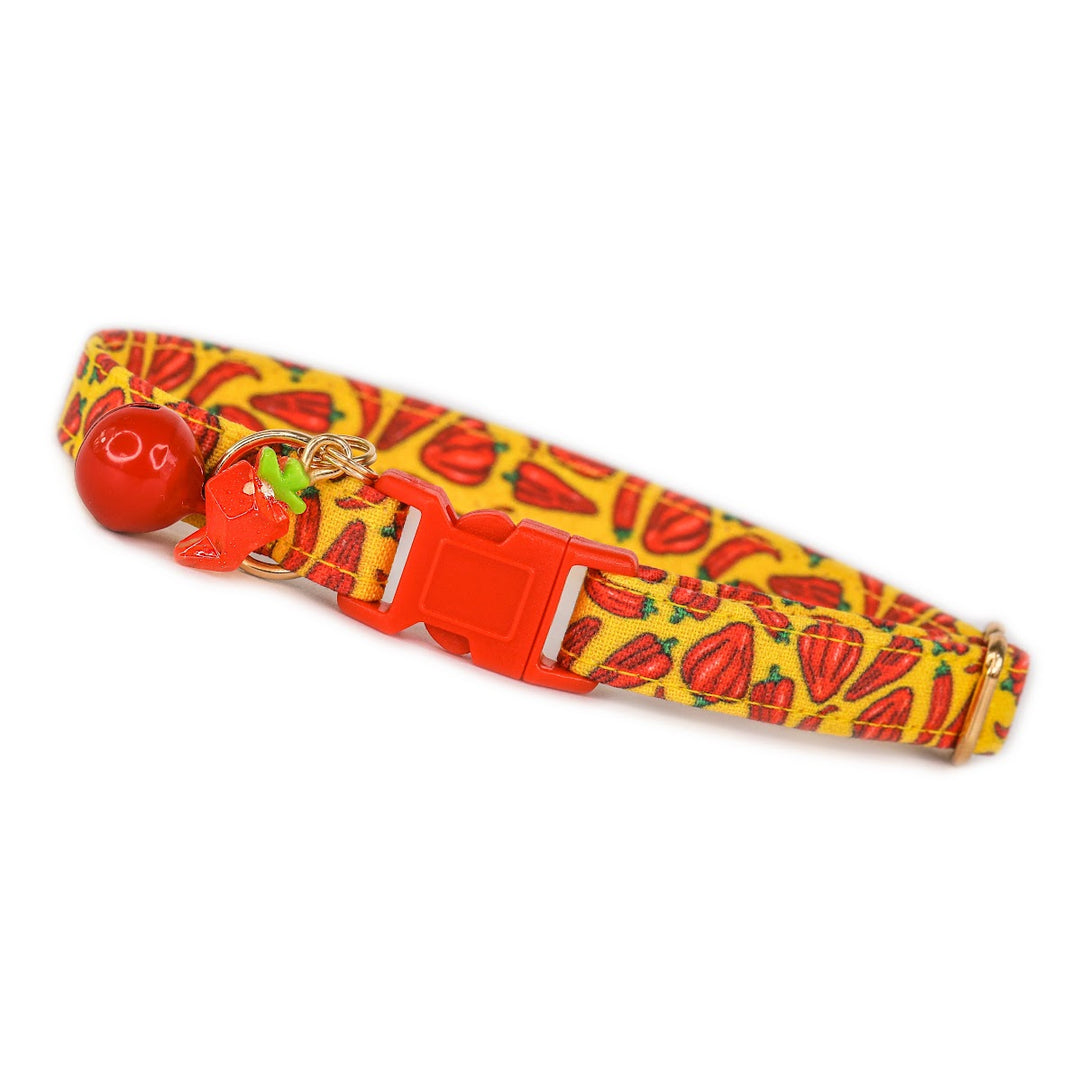 Too Hot To Handle - Chili Pepper Cat Collar