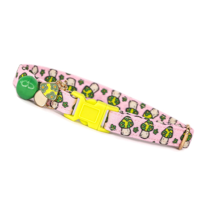 Are you Trippin’ - Groovy Floral Mushroom Cat Collar