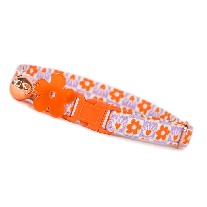 Eye Heart You - Daisy & Eye Checked Cat Collar