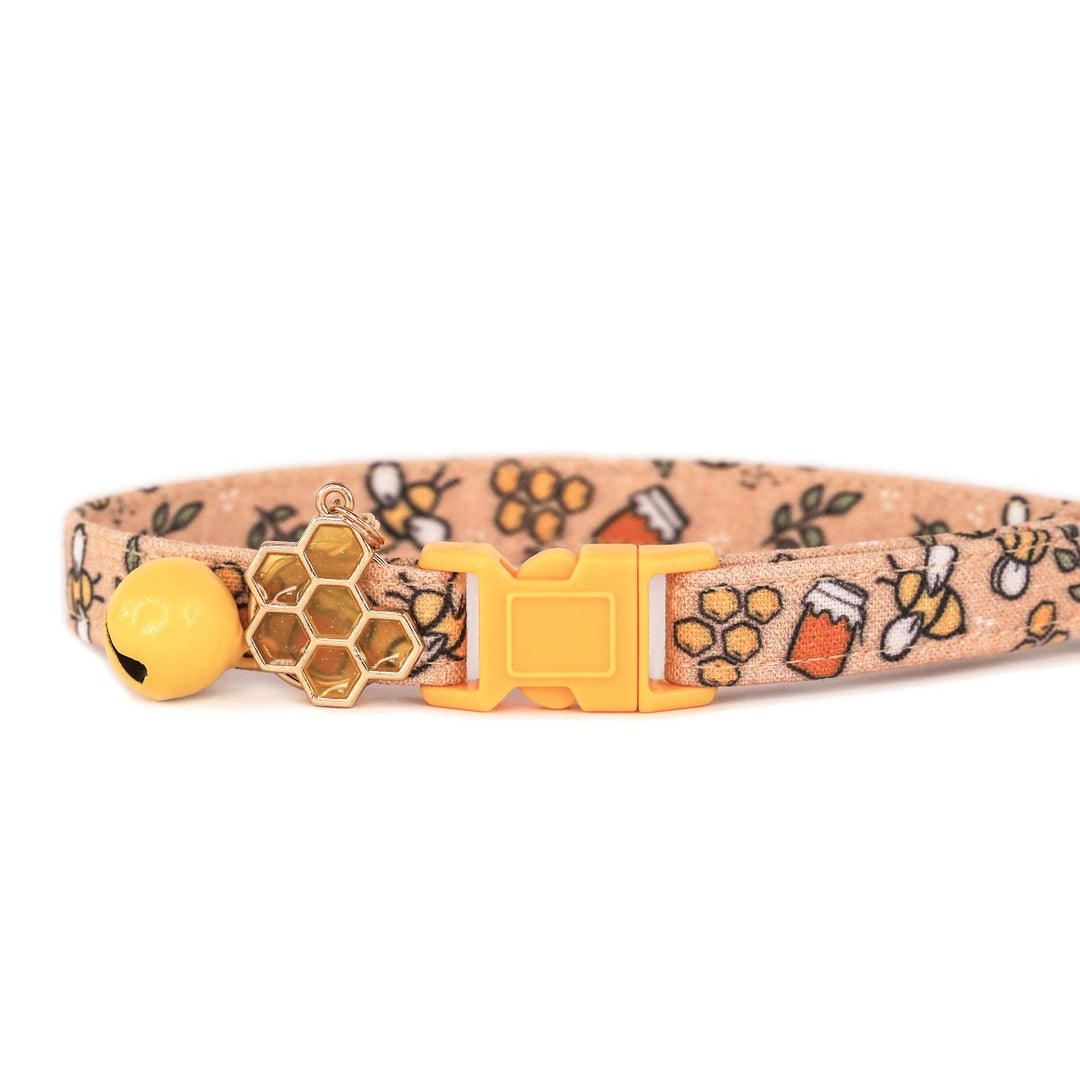 None Of Your Beeswax - Honey Bee Cat Collar