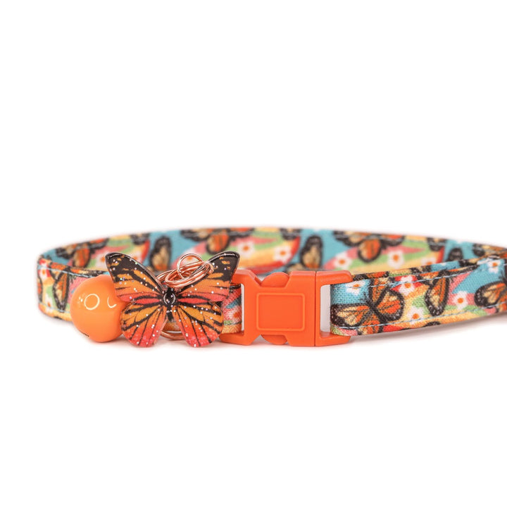 Monarchy - Retro Monarch Butterfly Cat Collar