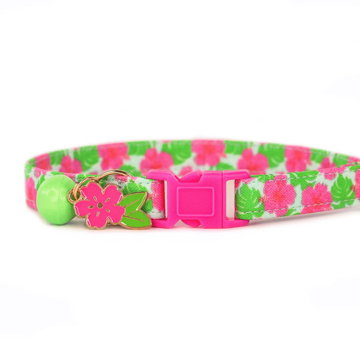 Oasis - Tropical Hibiscus Cat Collar