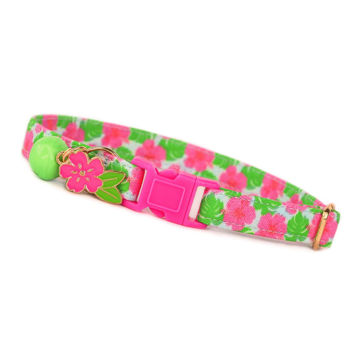 Oasis - Tropical Hibiscus Cat Collar