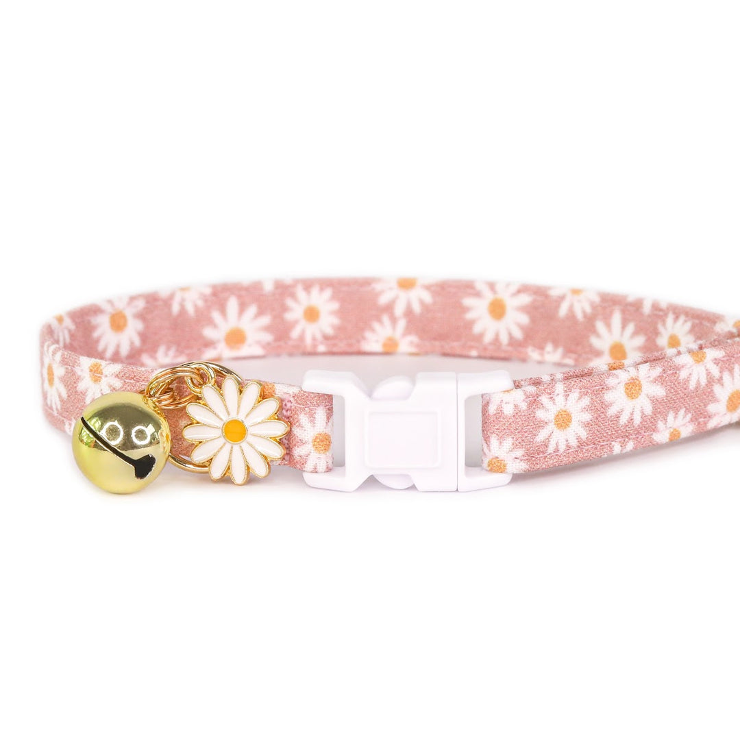 Oopsie Daisy - Pink Daisy Cat Collar