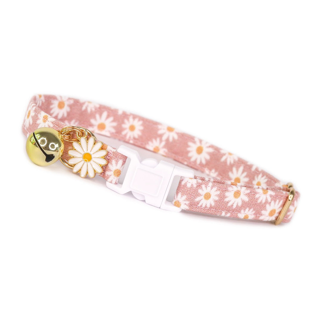 Oopsie Daisy - Pink Daisy Cat Collar