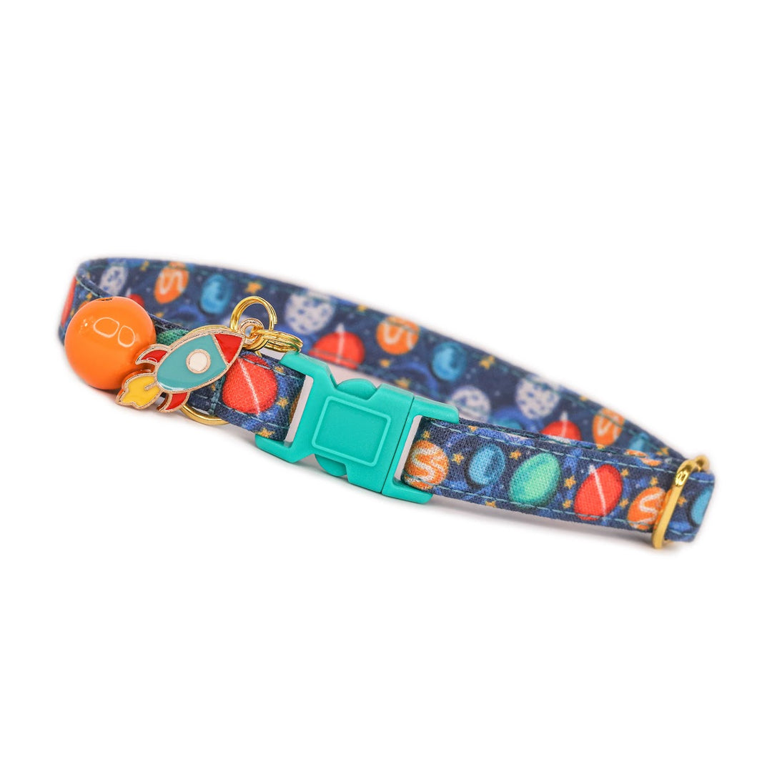 Out of this World - Blue Space Cat Collar