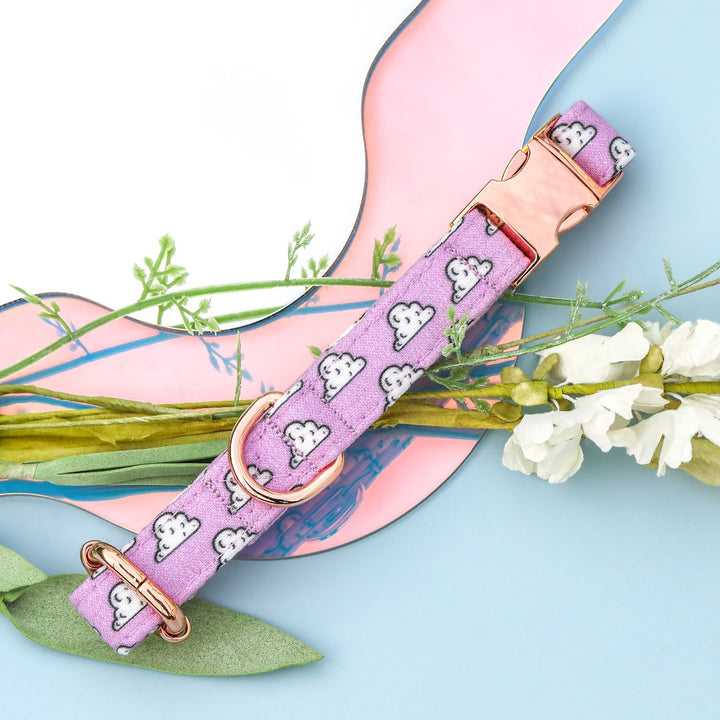 Cloud Nine - Lilac Cloud Dog Collar