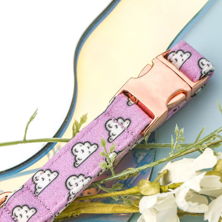 Cloud Nine - Lilac Cloud Dog Collar