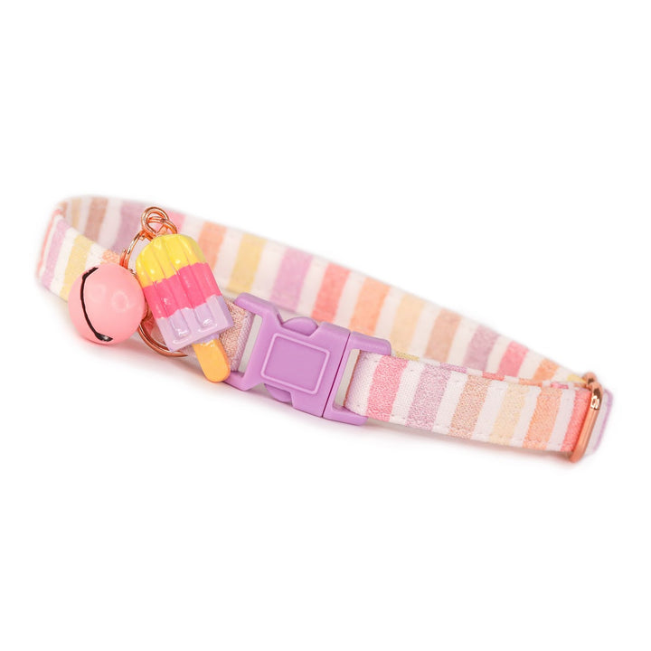 Earned My Stripes - Pastel Striped Cat Collar