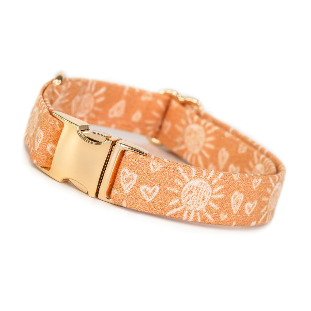 Sundaze - Muted Orange Boho Sun Dog Collar