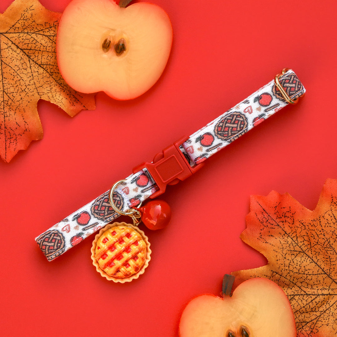 Only Have Pies For You - Apple Pie Fall Cat Collar