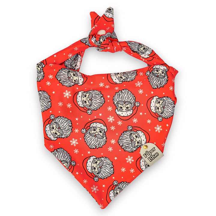 The Big Jolly Guy - Retro Santa Christmas Dog Bandana