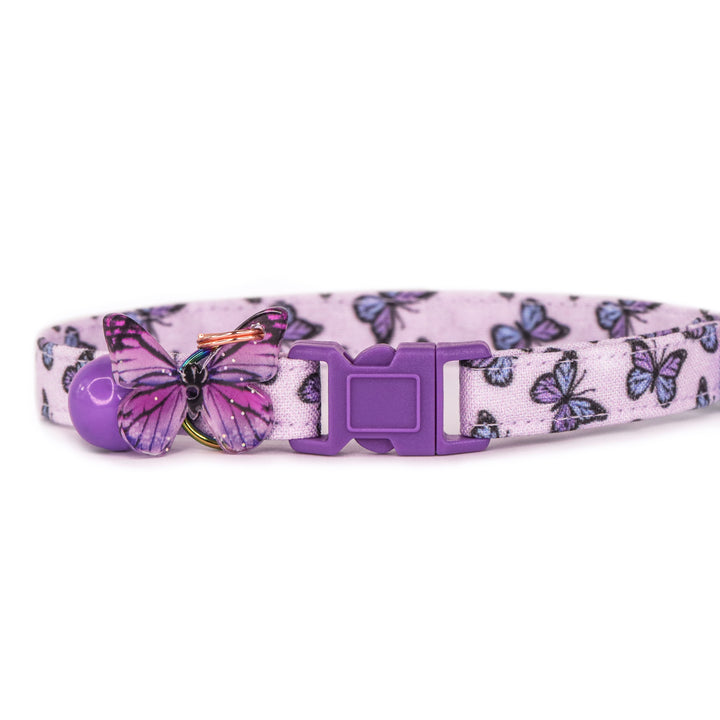 Bliss - Purple Butterfly Cat Collar