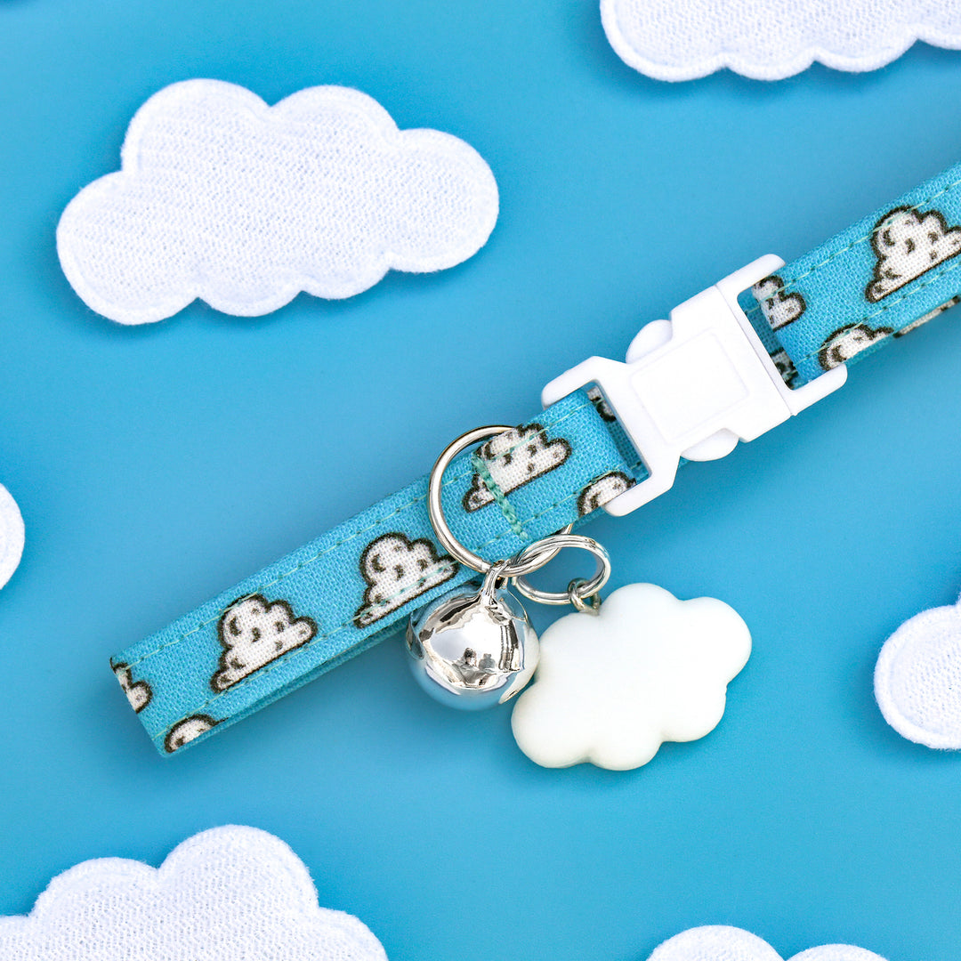 Cloud Nine - Blue Cloud Cat Collar