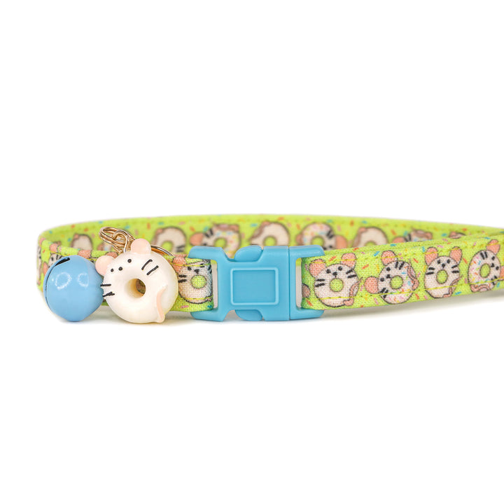 M-Iced Donuts - Blue Mouse Donut Cat Collar