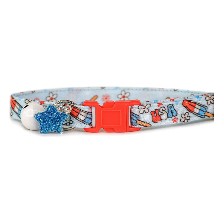 MEOWICA - Patriotic Popsicle Cat Collar