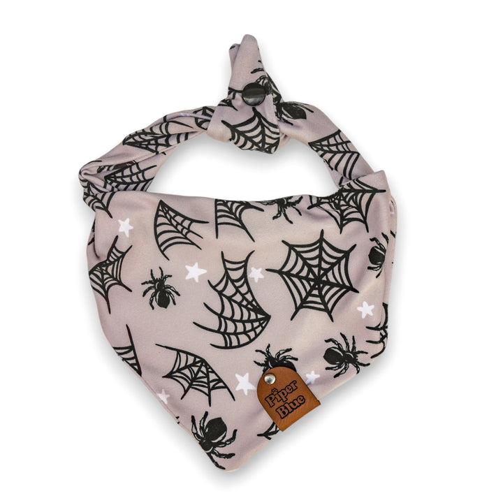 Caught Up In Your Web - Spiderweb Halloween Pet Bandana