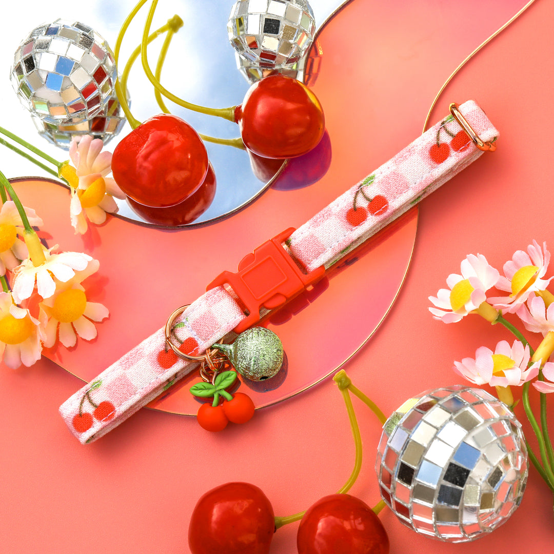 Cherry on Top - Retro Cherry Cat Collar