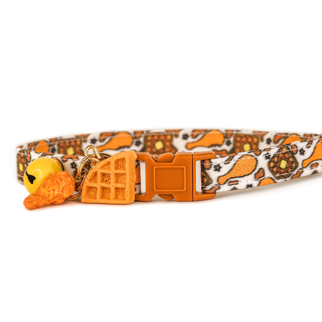 Southern Charm - Chicken and Waffles Cat Collar