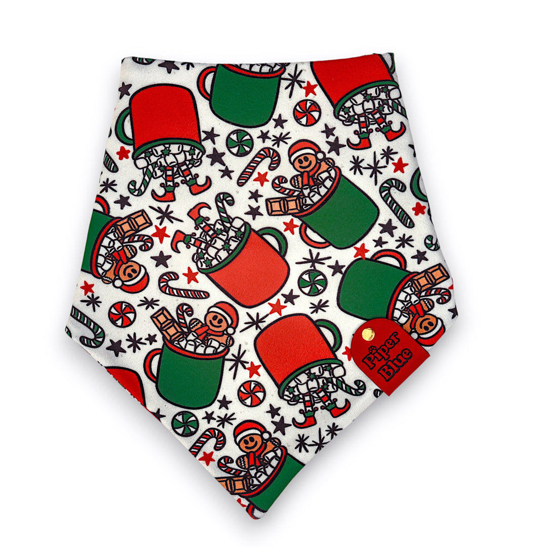 Cup Of Cheer - Gingerbread Man Coco Christmas Dog Bandana