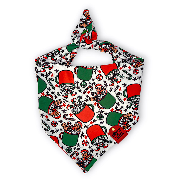 Cup Of Cheer - Gingerbread Man Coco Christmas Dog Bandana