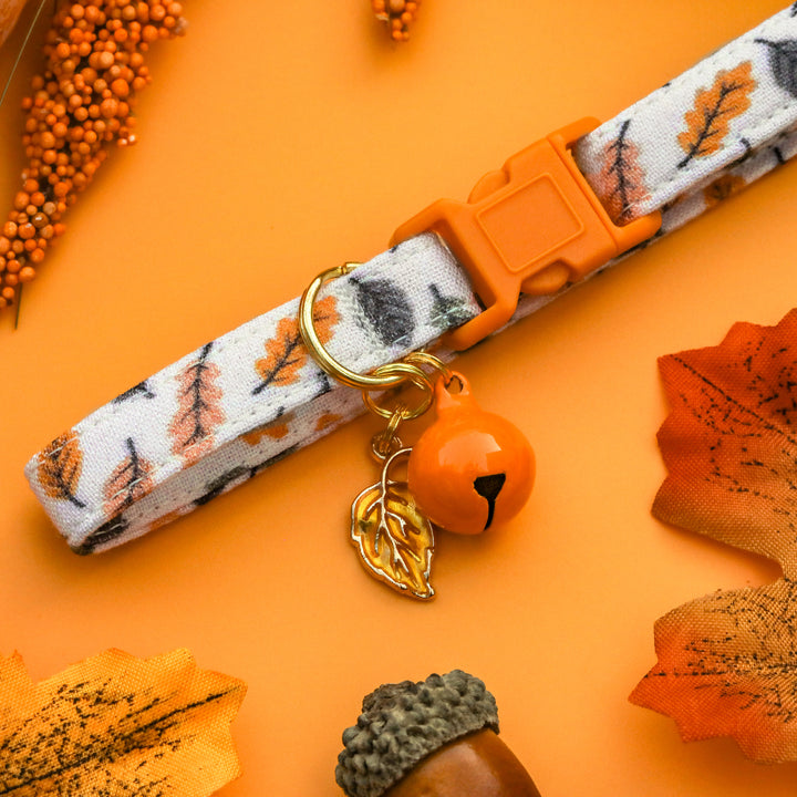 Falling Hard - Autumn Leaf Cat Collar