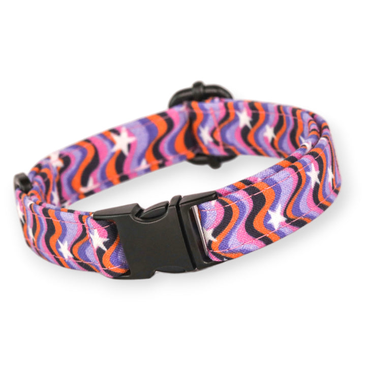 Goosebumps - Groovy Wavy Star Halloween Dog Collar