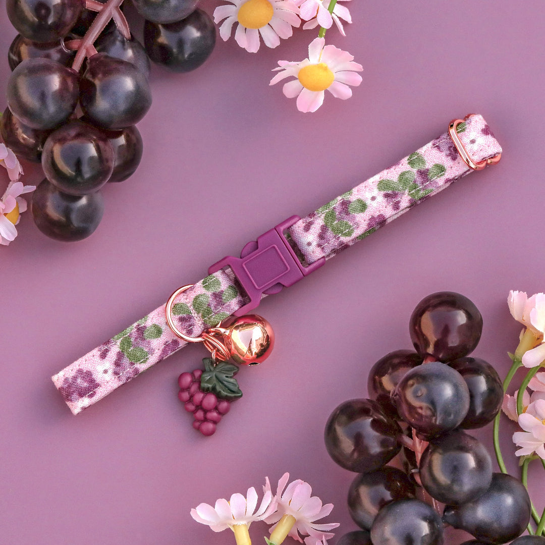 I'll Be Vine - Purple Grape Cat Collar