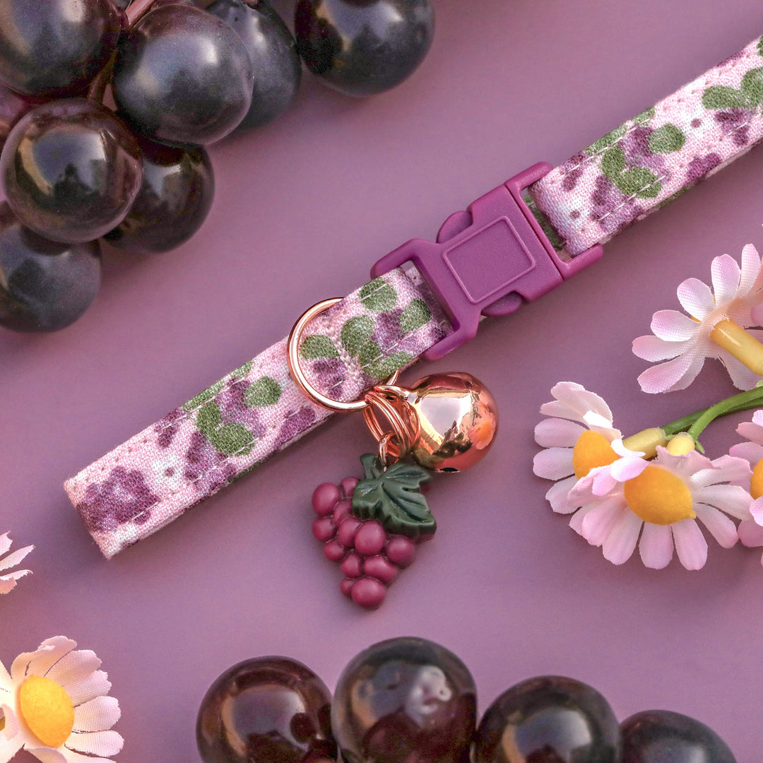 I'll Be Vine - Purple Grape Cat Collar