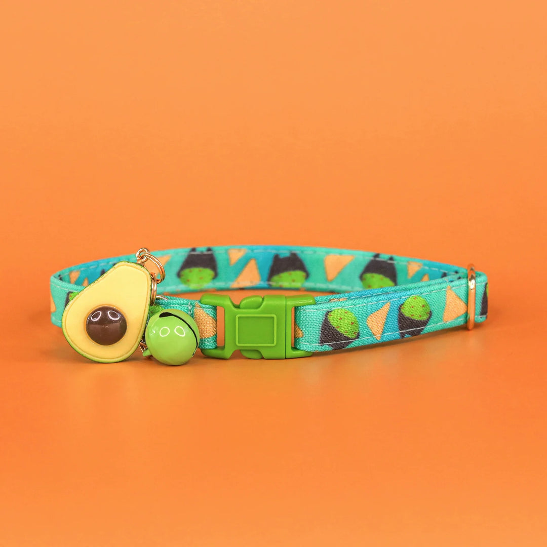 Guac Is Extra - Chips And Guacamole Cat Collar