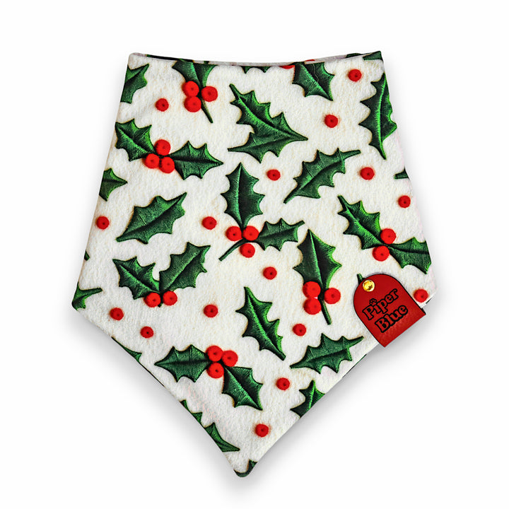 Holly Jolly - Holly Christmas Dog Bandana