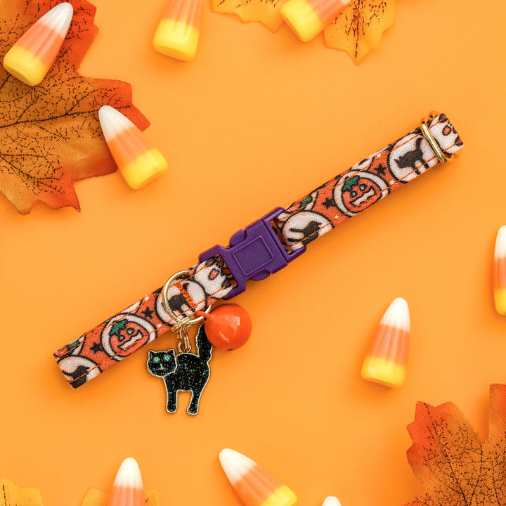 No Tricks, Just Treats - Halloween Cookie Cat Collar