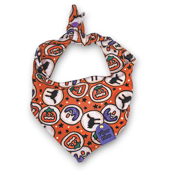 No Tricks, Just Treats - Spooky Halloween Pet Bandana