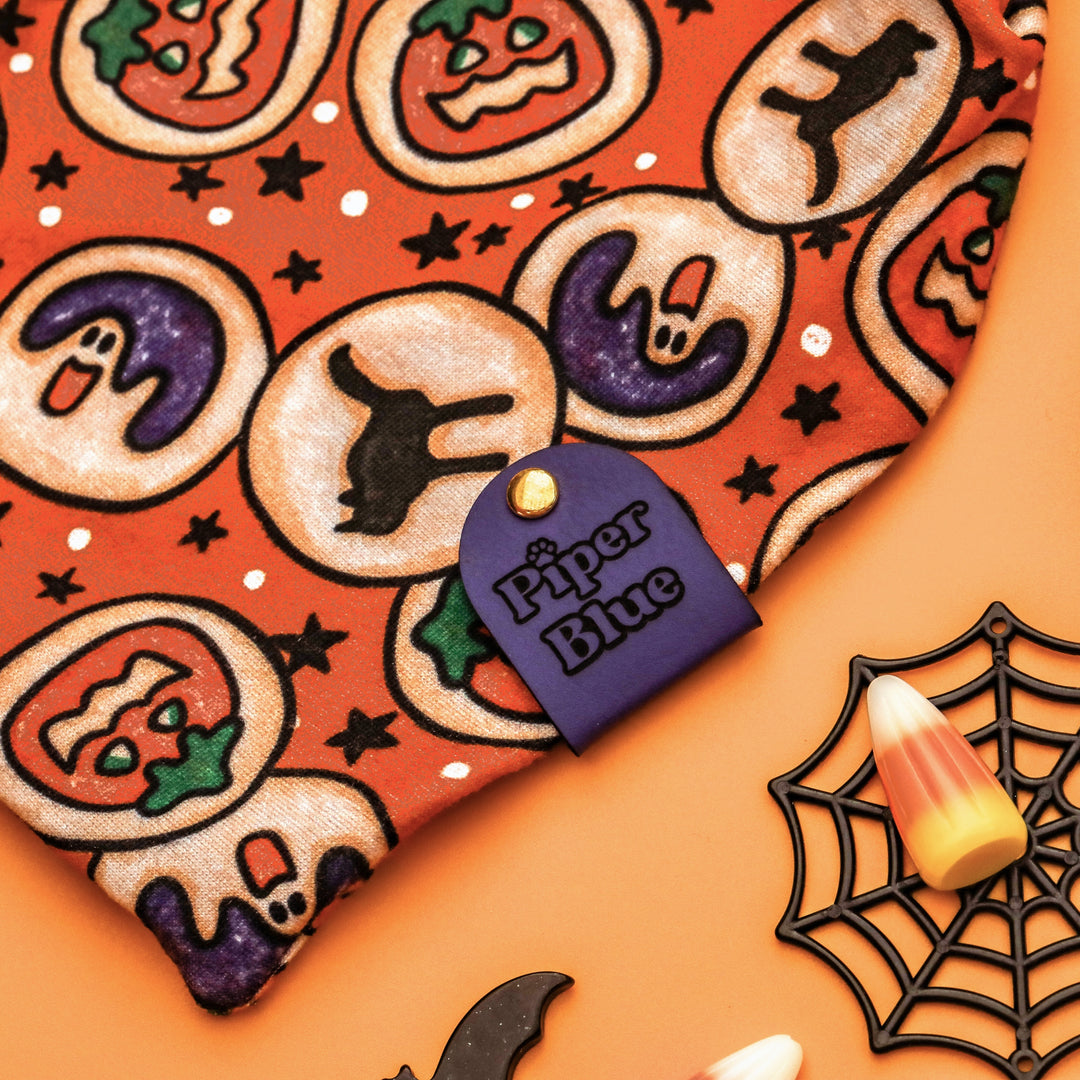 No Tricks, Just Treats - Spooky Halloween Pet Bandana