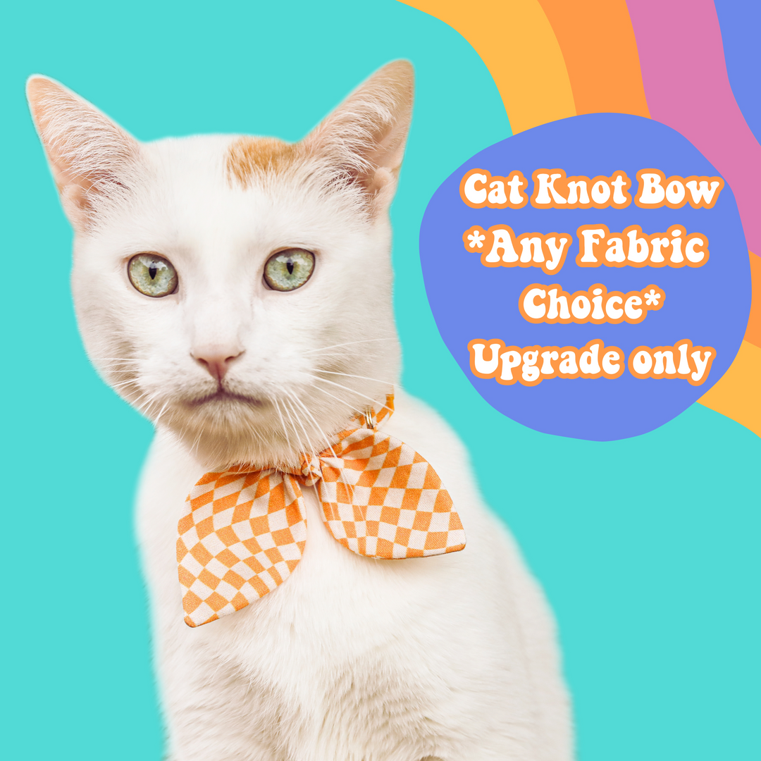 Knot Bow Add On for Cat Collars - Upgrade Only