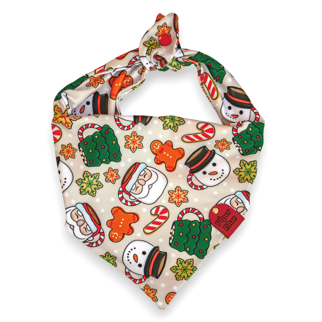 Loco For Cocoa - Christmas Mugs Hot Cocoa Dog Bandana