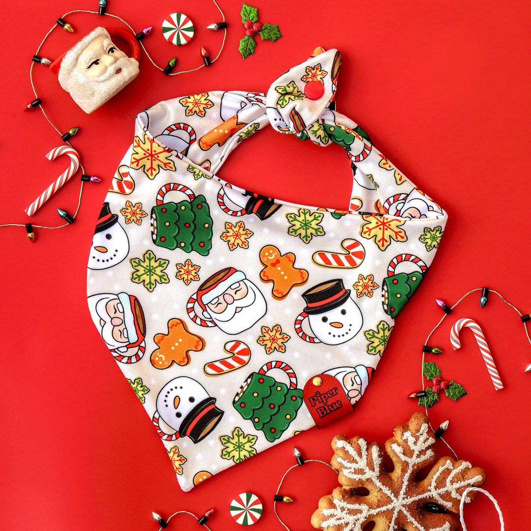 Loco For Cocoa - Christmas Mugs Hot Cocoa Dog Bandana