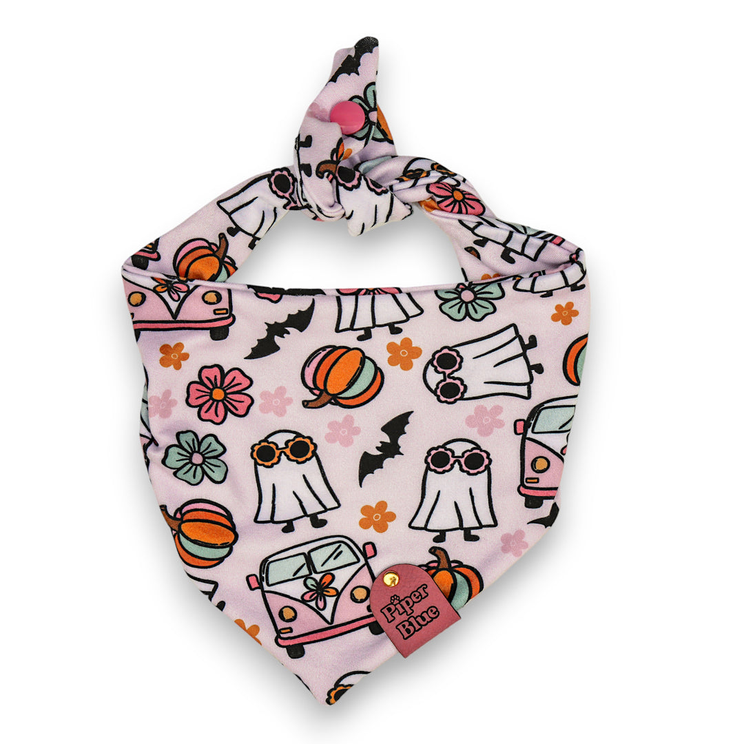 Maliboo - Pink Retro Halloween Bandana