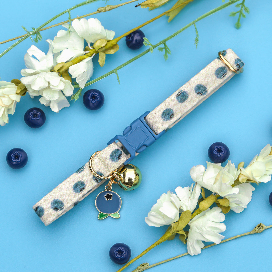 Bluebs - Boho Blueberry Cat Collar