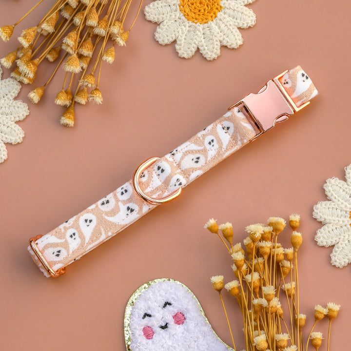 Not Your Boo (Peach) - Halloween Ghost Dog Collar