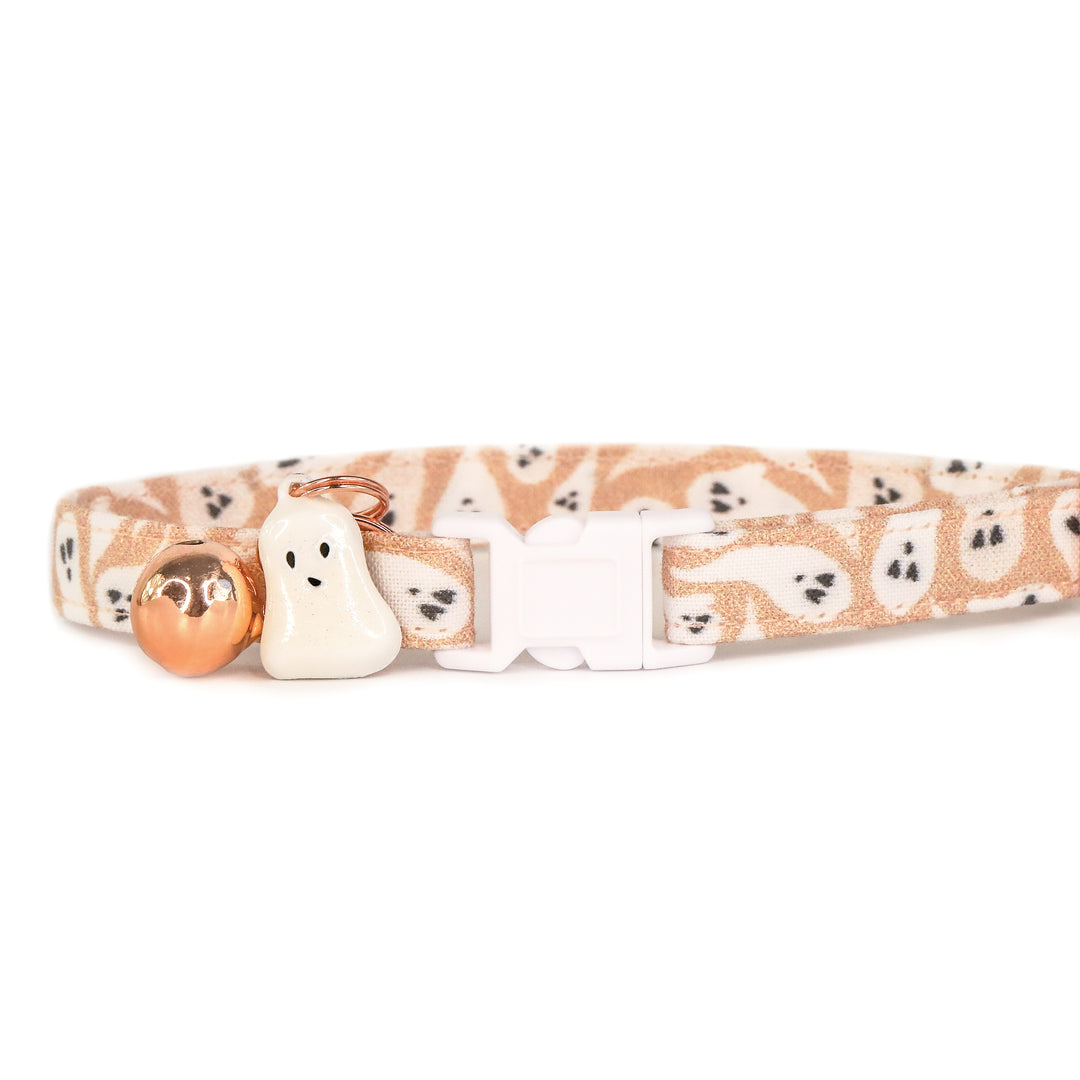 Not Your Boo (Peach) - Halloween Ghost Cat Collar