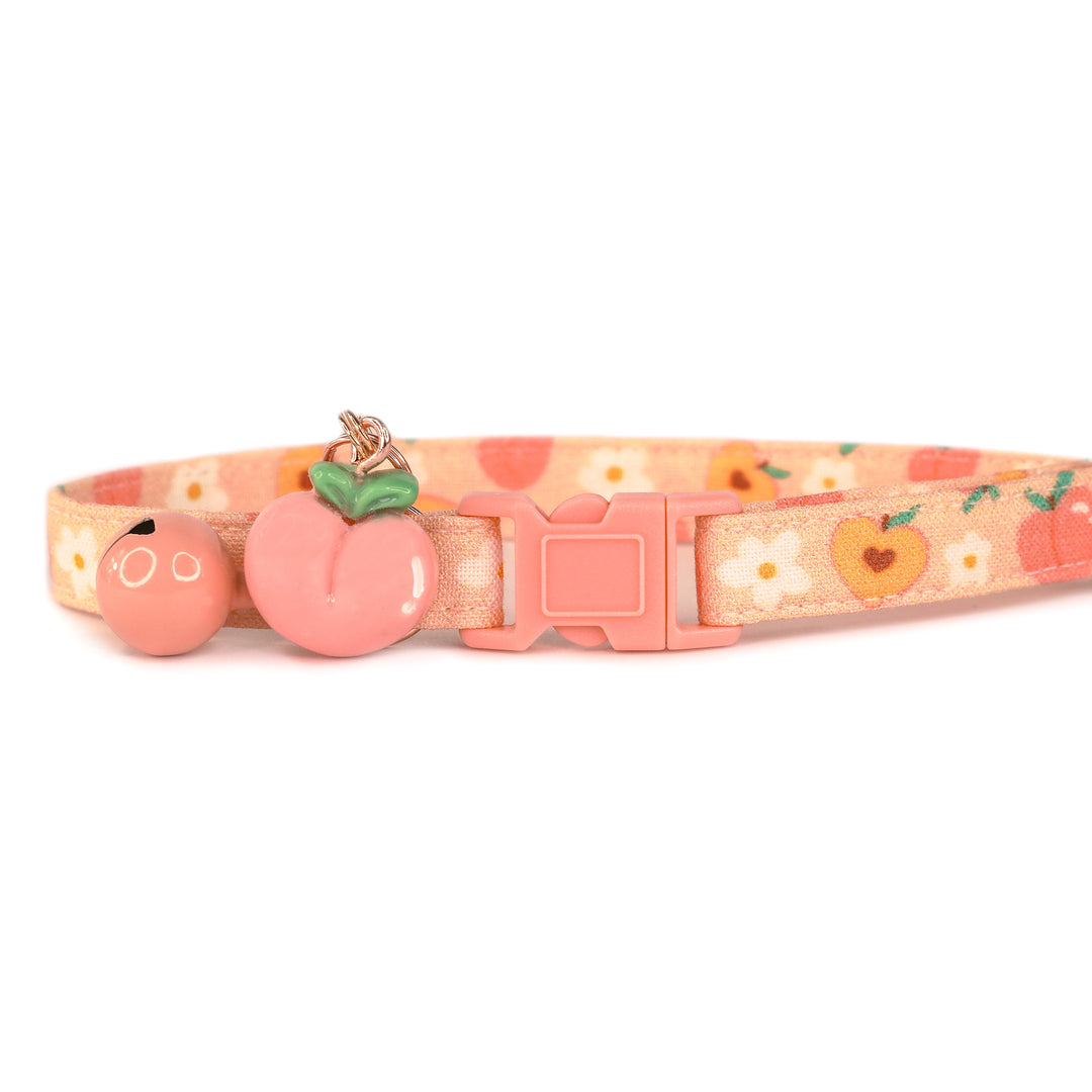 Peachy Keen - Daisy Peach Cat Collar